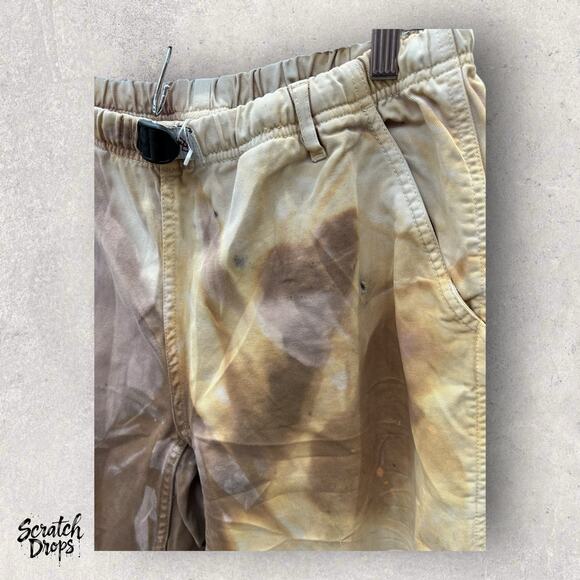 Vintage Gramicci Pants Mens Small Distressed Bleach Dyed Gorpcore Hiking Style - Picture 5 of 5